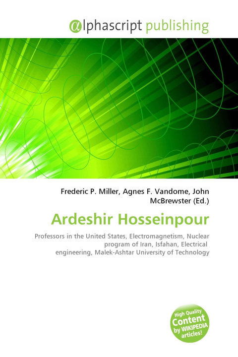 Kniha Ardeshir Hosseinpour Agnes F. Vandome