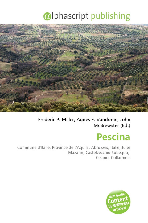 Kniha Pescina Agnes F. Vandome