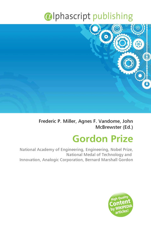 Knjiga Gordon Prize Agnes F. Vandome
