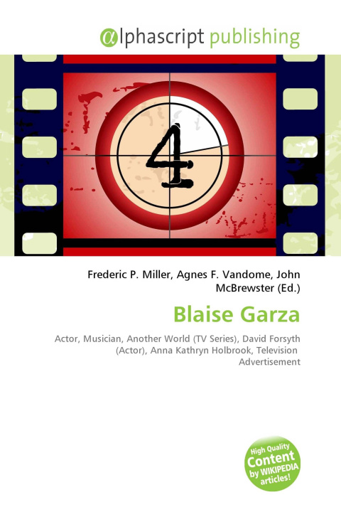 Kniha Blaise Garza Agnes F. Vandome