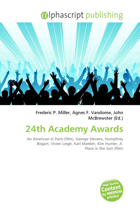 Kniha 24th Academy Awards Agnes F. Vandome