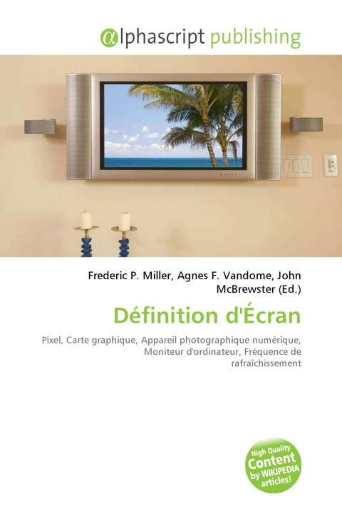 Kniha Définition d'Écran Agnes F. Vandome