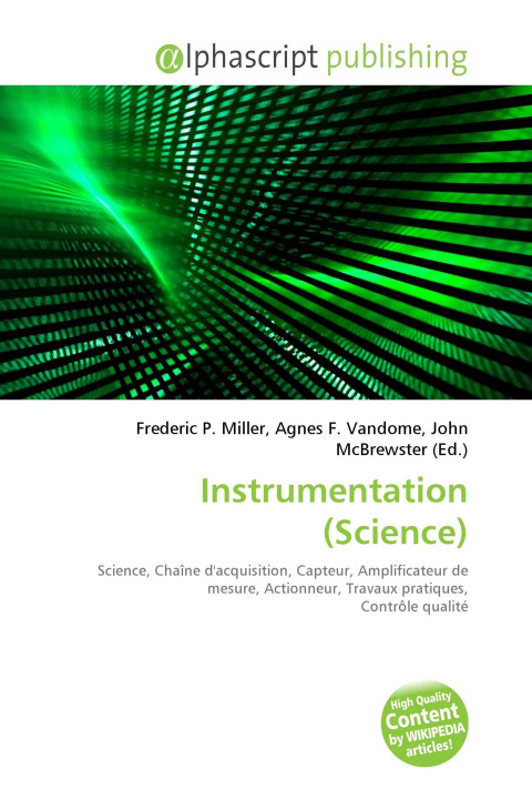 Kniha Instrumentation (Science) Agnes F. Vandome