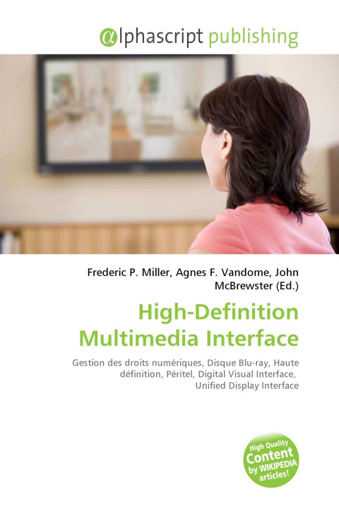 Kniha High-Definition Multimedia Interface Agnes F. Vandome