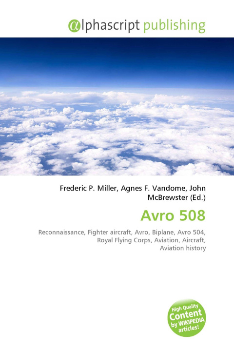 Kniha Avro 508 Agnes F. Vandome
