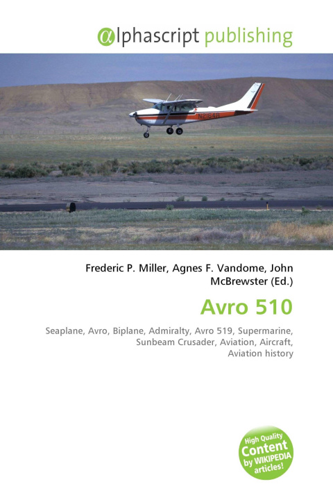Kniha Avro 510 Agnes F. Vandome