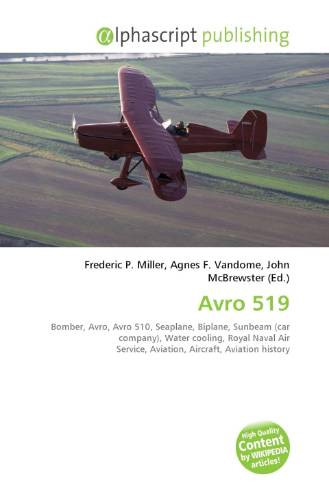 Kniha Avro 519 Agnes F. Vandome
