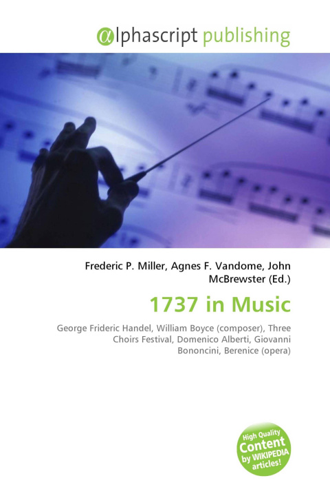 Kniha 1737 in Music Agnes F. Vandome
