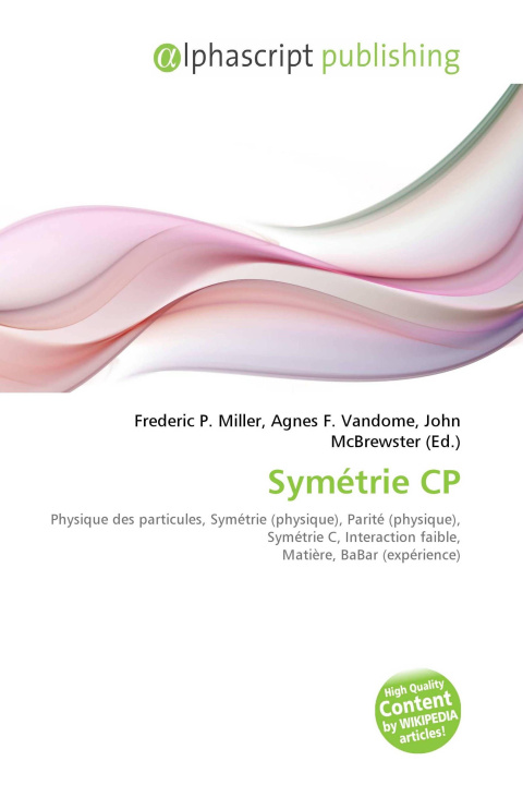 Kniha Symétrie CP Agnes F. Vandome