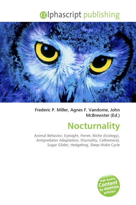 Kniha Nocturnality Agnes F. Vandome