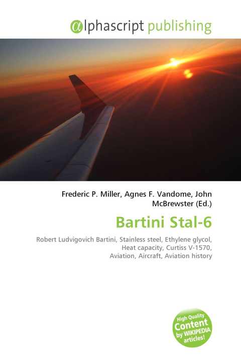 Kniha Bartini Stal-6 Agnes F. Vandome