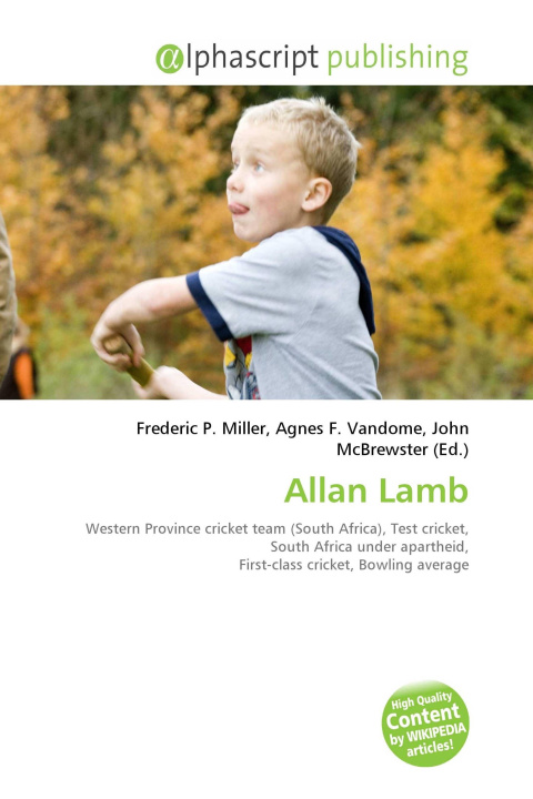 Kniha Allan Lamb Agnes F. Vandome