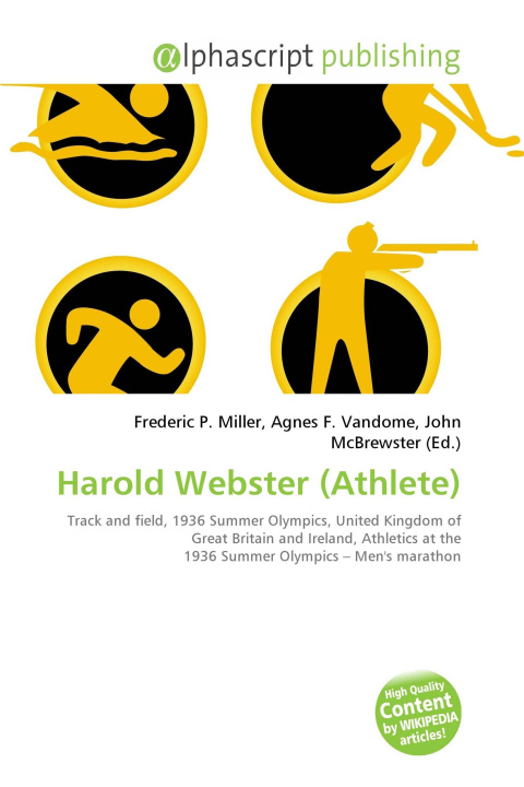 Kniha Harold Webster (Athlete) Agnes F. Vandome