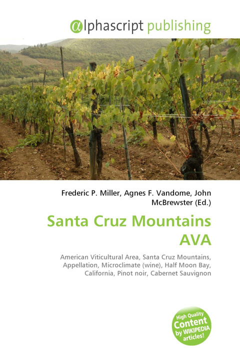 Kniha Santa Cruz Mountains AVA Agnes F. Vandome