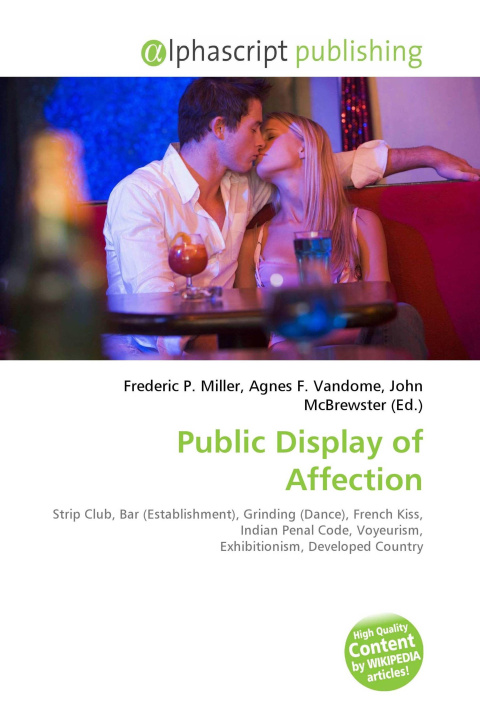 Knjiga Public Display of Affection Agnes F. Vandome