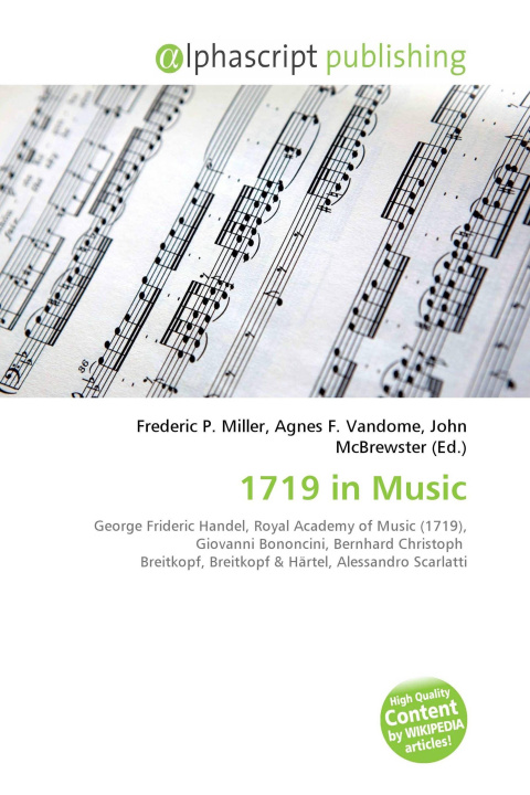 Buch 1719 in Music Agnes F. Vandome