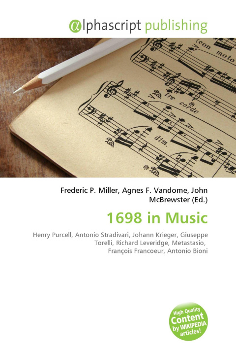 Kniha 1698 in Music Agnes F. Vandome