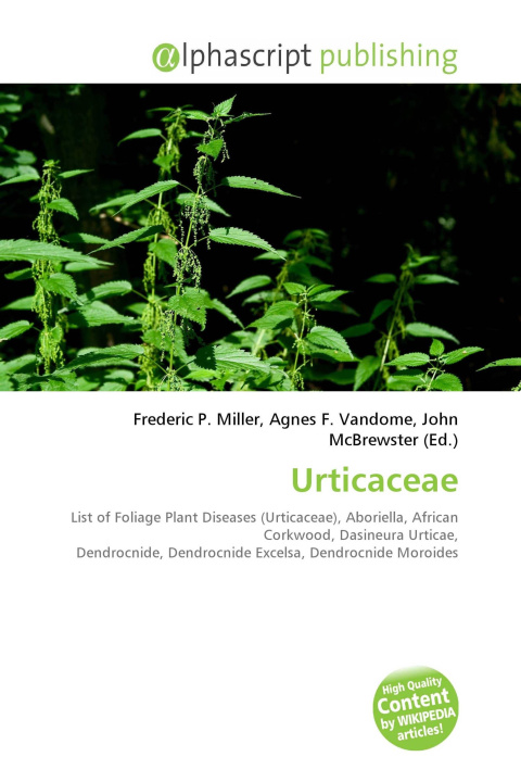 Kniha Urticaceae Agnes F. Vandome