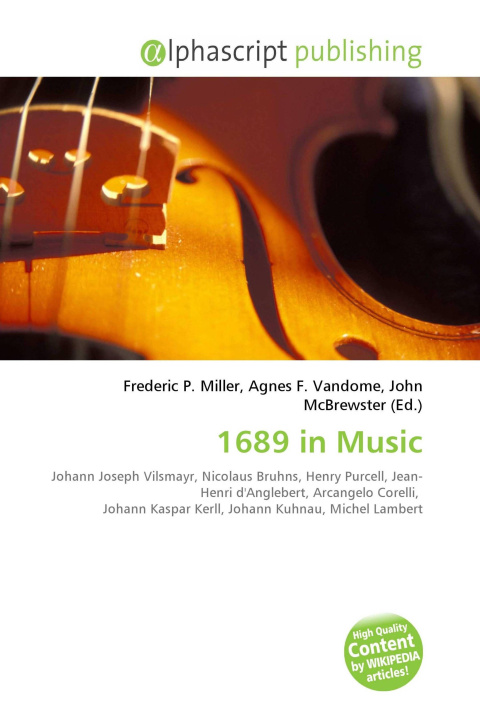 Kniha 1689 in Music Agnes F. Vandome