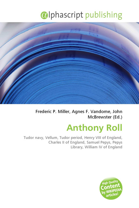 Knjiga Anthony Roll Agnes F. Vandome