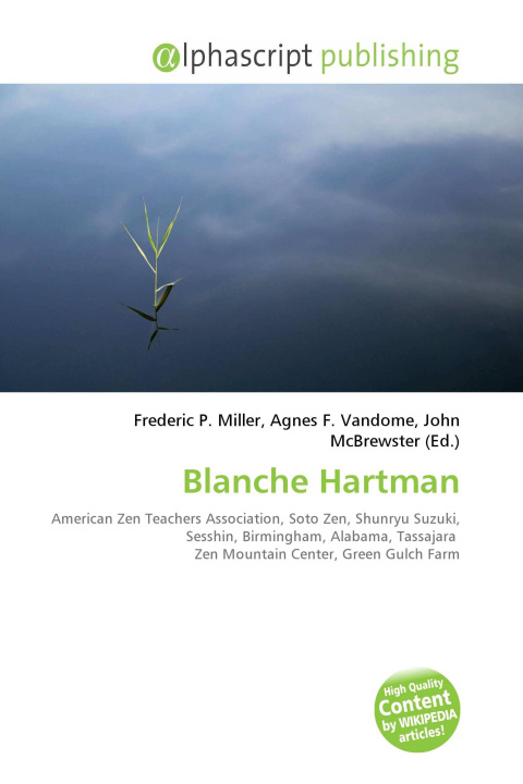 Kniha Blanche Hartman Agnes F. Vandome