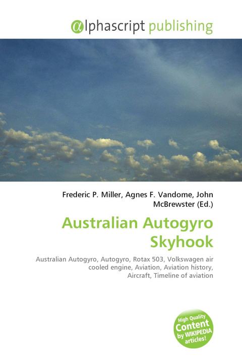 Kniha Australian Autogyro Skyhook Agnes F. Vandome