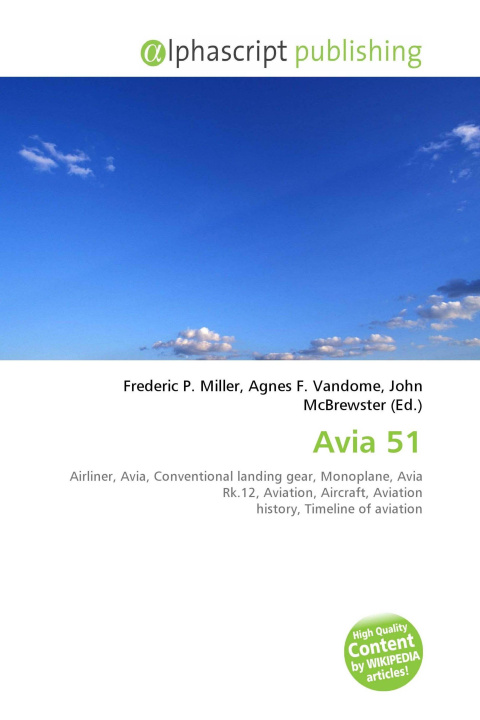 Kniha Avia 51 Agnes F. Vandome