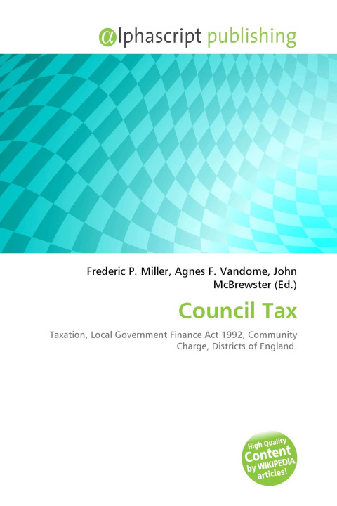 Kniha Council Tax Agnes F. Vandome