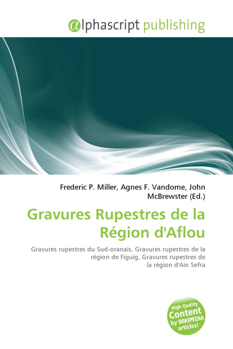 Knjiga Gravures Rupestres de la Région d'Aflou Agnes F. Vandome