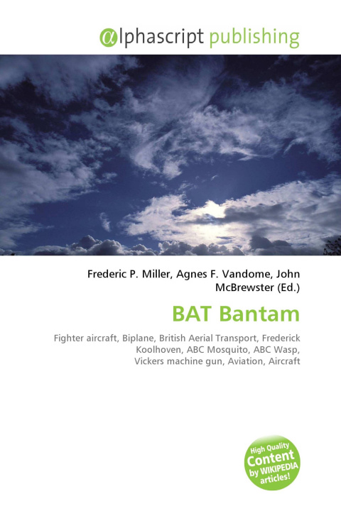 Kniha BAT Bantam Agnes F. Vandome