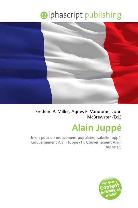 Kniha Alain Juppé Agnes F. Vandome