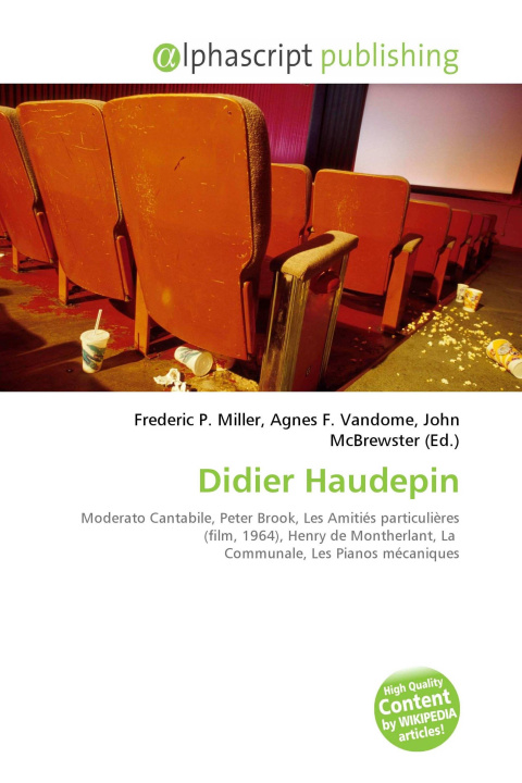 Kniha Didier Haudepin Agnes F. Vandome