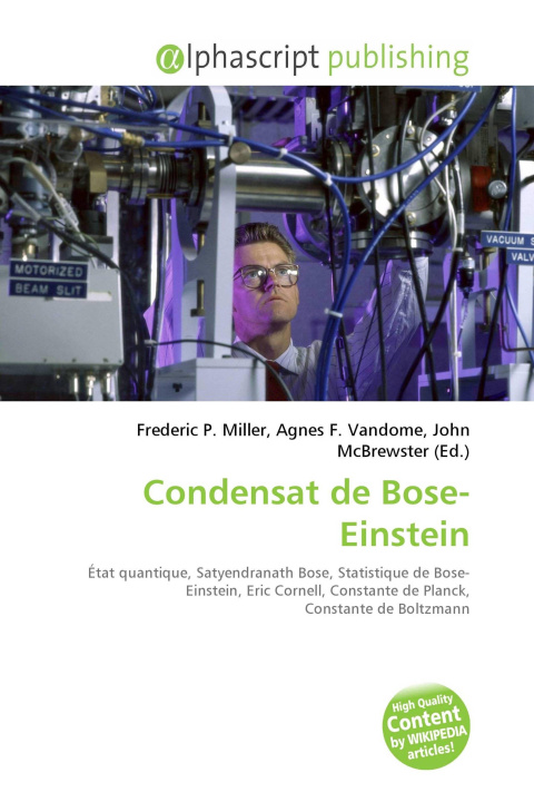 Knjiga Condensat de Bose-Einstein Agnes F. Vandome