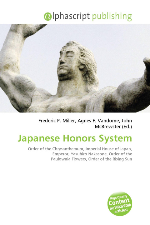 Kniha Japanese Honors System Agnes F. Vandome