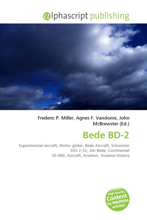 Kniha Bede BD-2 Agnes F. Vandome