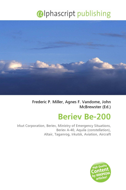 Kniha Beriev Be-200 Agnes F. Vandome