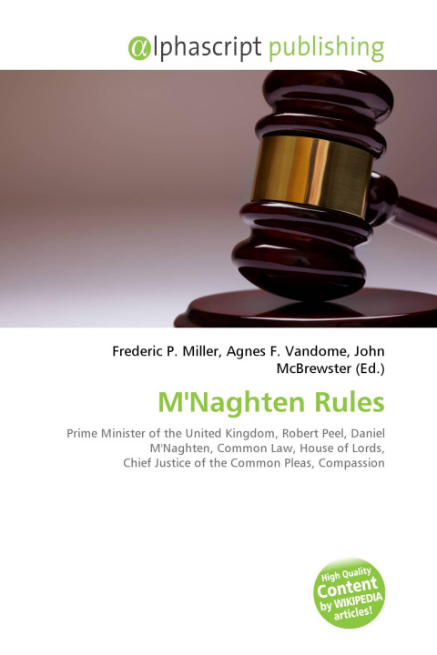 Kniha M'Naghten Rules Agnes F. Vandome