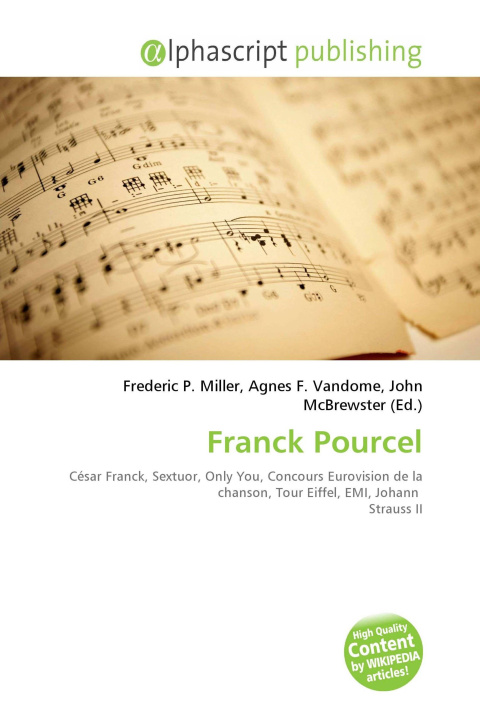 Kniha Franck Pourcel Agnes F. Vandome