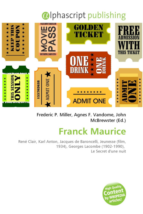 Kniha Franck Maurice Agnes F. Vandome
