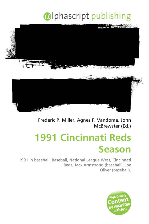 Kniha 1991 Cincinnati Reds Season Agnes F. Vandome