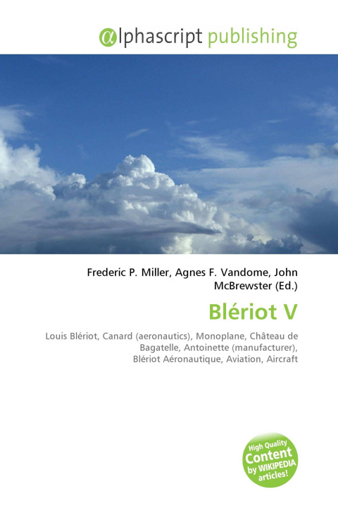 Kniha Blériot V Agnes F. Vandome