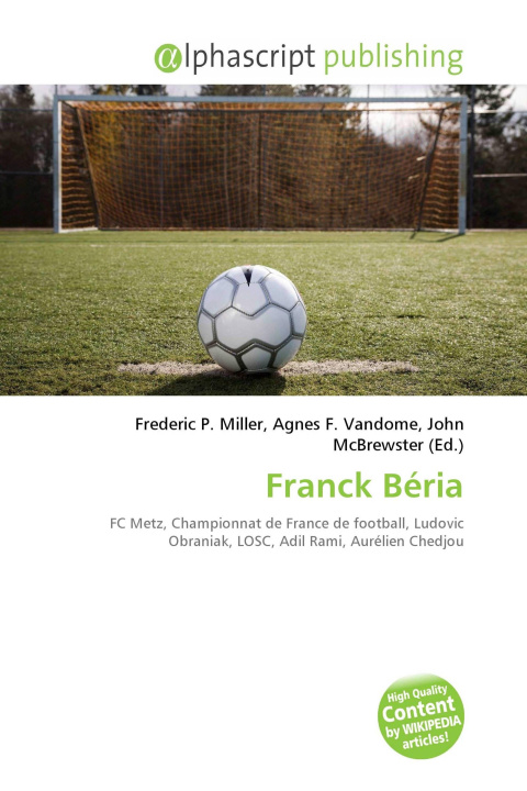 Könyv Franck Béria Agnes F. Vandome