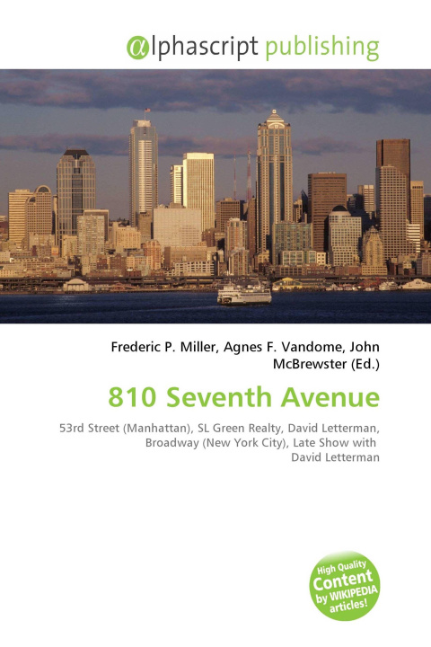 Kniha 810 Seventh Avenue Agnes F. Vandome