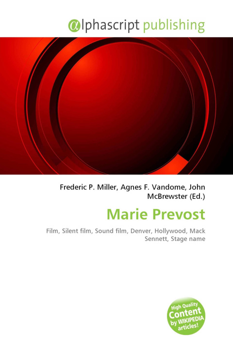 Kniha Marie Prevost Agnes F. Vandome