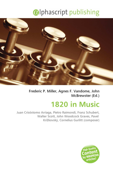 Kniha 1820 in Music Agnes F. Vandome