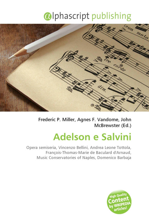 Kniha Adelson e Salvini Agnes F. Vandome