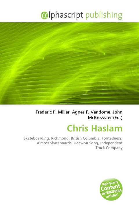 Knjiga Chris Haslam Agnes F. Vandome
