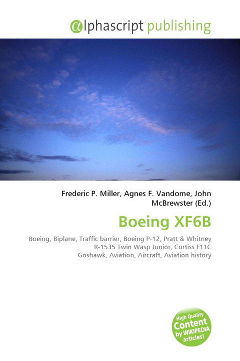 Kniha Boeing XF6B Agnes F. Vandome