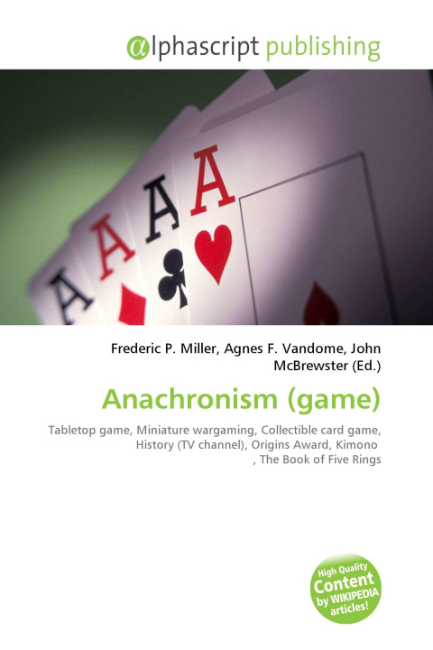 Knjiga Anachronism (game) Agnes F. Vandome