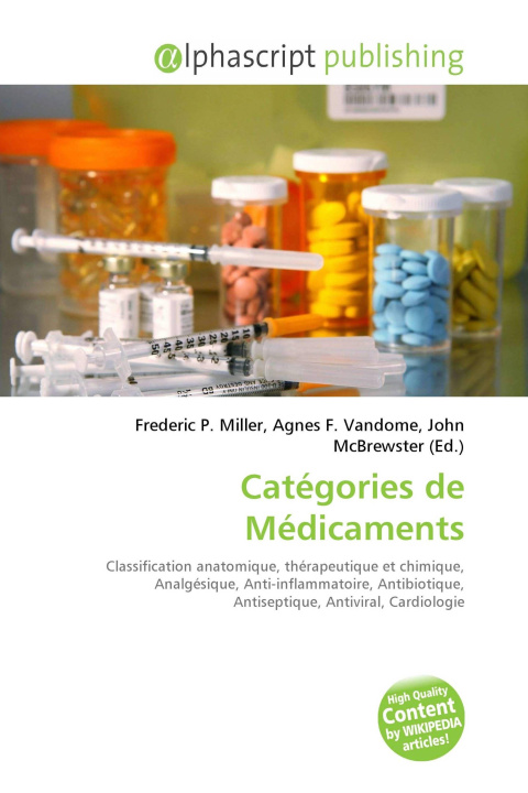 Kniha Catégories de Médicaments Agnes F. Vandome